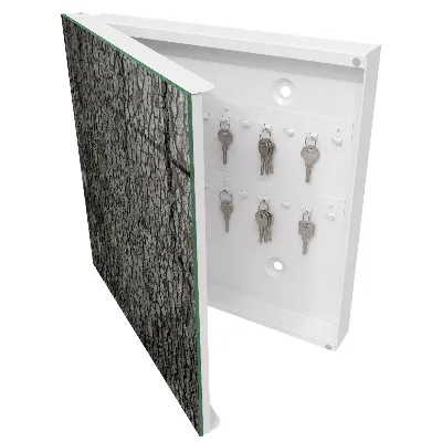 Armario llaves de pared Corteza de árbol