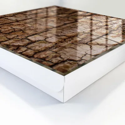 Caja de llaves Corteza de árbol