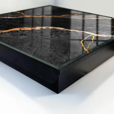 Armario de llaves Piedra negra y naranja