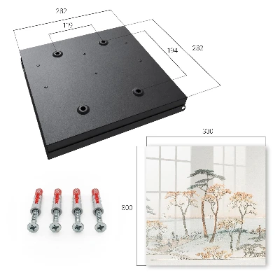 Armario llaves de pared Paisaje japonés