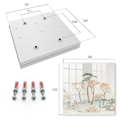 Armario llaves de pared Paisaje japonés