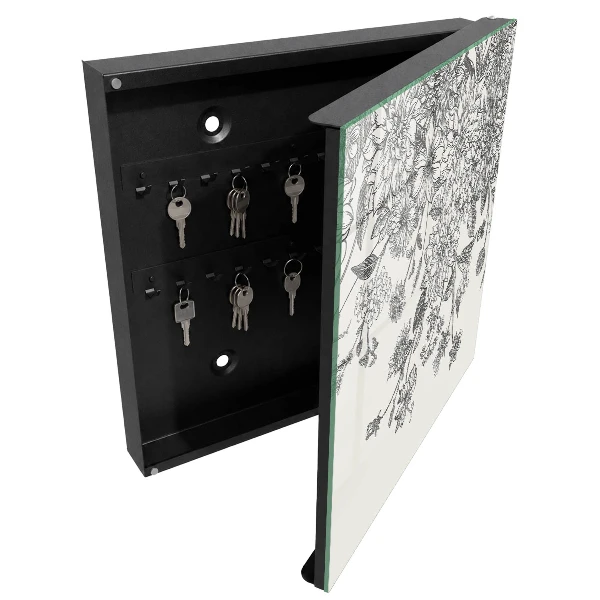 Armario llaves de pared Elegancia floral