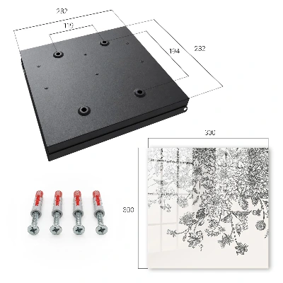 Armario llaves de pared Elegancia floral