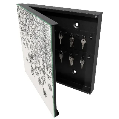 Armario llaves de pared Elegancia floral