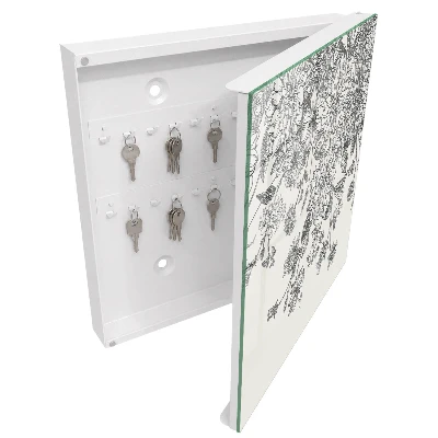 Armario llaves de pared Elegancia floral