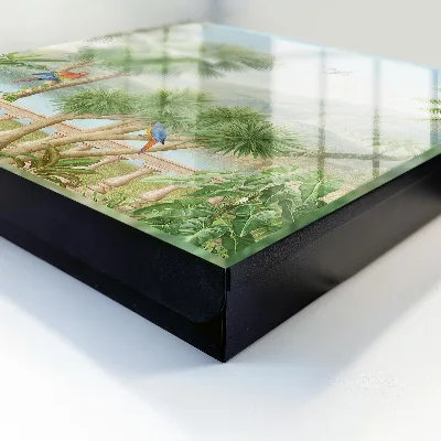 Caja de llaves Paraíso tropical