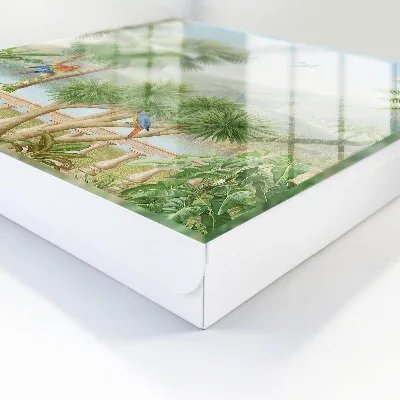 Caja de llaves Paraíso tropical