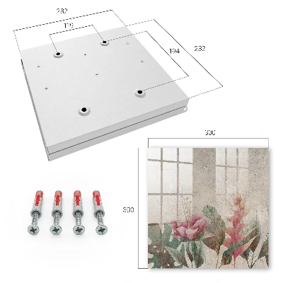 Caja de llaves Elegancia botánica