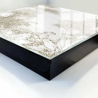 Caja de llaves Patrón tropical