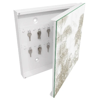 Caja de llaves Patrón tropical
