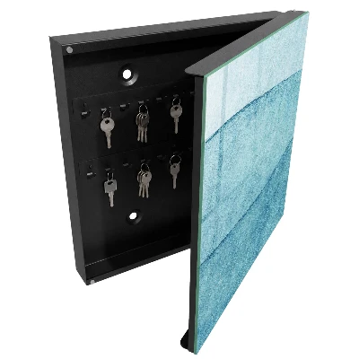 Armario llaves de pared Texturas azules