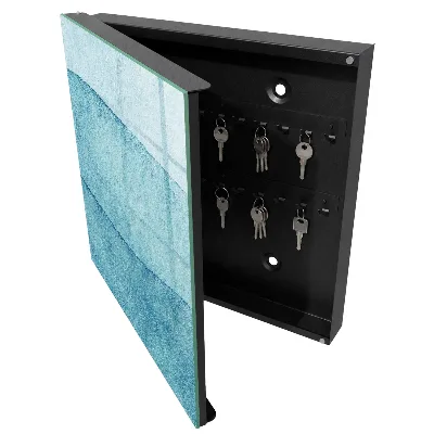 Armario llaves de pared Texturas azules