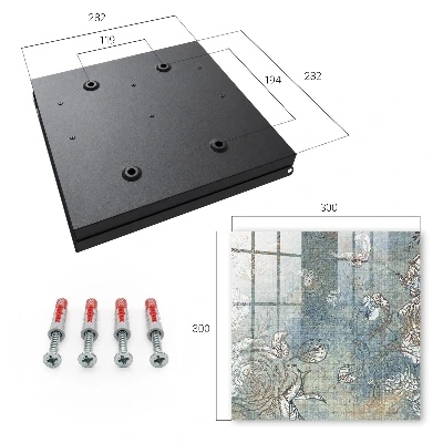 Caja de llaves Estampado floral