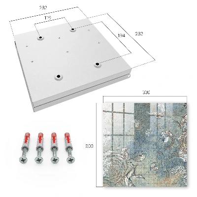 Caja de llaves Estampado floral