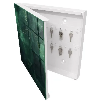 Armario llaves de pared Elegancia verde