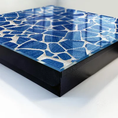 Caja de llaves Mosaico azul