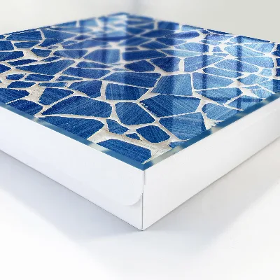 Caja de llaves Mosaico azul