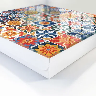 Armario llaves de pared Azulejos coloridos