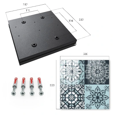 Armario llaves de pared Patrones geométricos