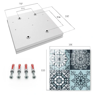 Armario llaves de pared Patrones geométricos