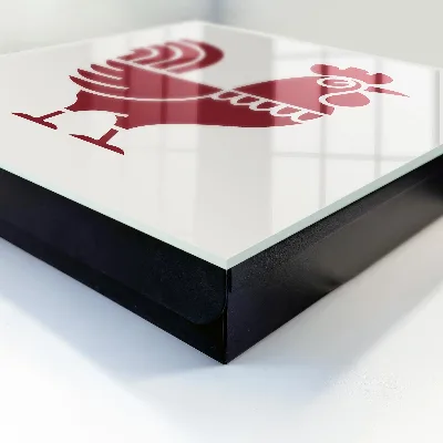 Caja de llaves Gallo al estilo folk