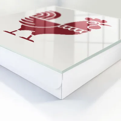 Caja de llaves Gallo al estilo folk