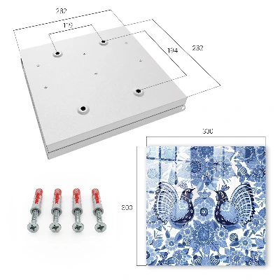 Caja de llaves Pájaros folclóricos