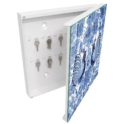Caja de llaves Pájaros folclóricos