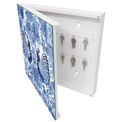 Caja de llaves Pájaros folclóricos