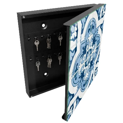 Armario de llaves Azulejos azules