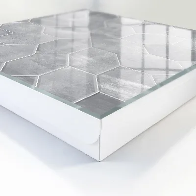 Caja de llaves Geometría gris