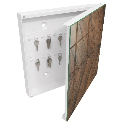 Caja de llaves Espiga de madera