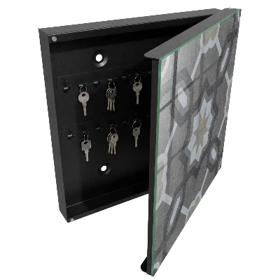 Armario llaves de pared Elegancia geométrica