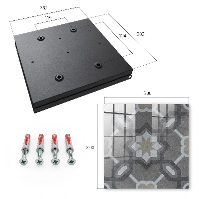 Armario llaves de pared Elegancia geométrica