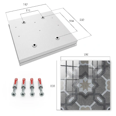 Armario llaves de pared Elegancia geométrica