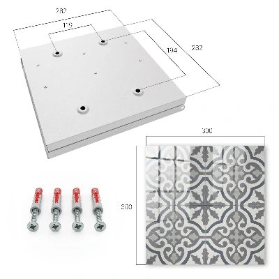 Caja de llaves Patrón geométrico
