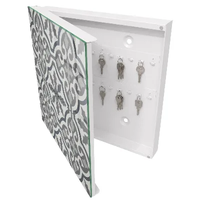 Caja de llaves Patrón geométrico