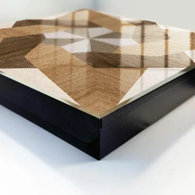 Armario llaves de pared Estrella de madera