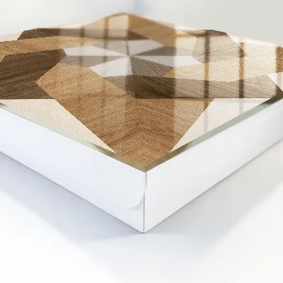Armario llaves de pared Estrella de madera