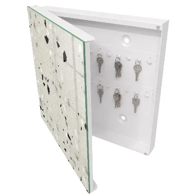 Caja de llaves Patrón gris