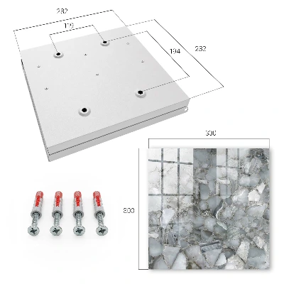 Caja de llaves Mosaico de piedra