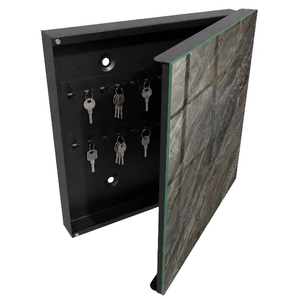 Caja de llaves Textura de mármol