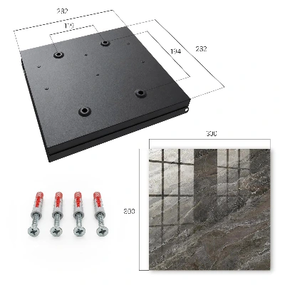 Caja de llaves Textura de mármol