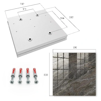 Caja de llaves Textura de mármol