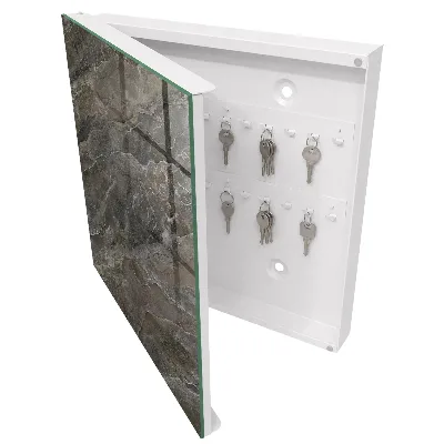 Caja de llaves Textura de mármol