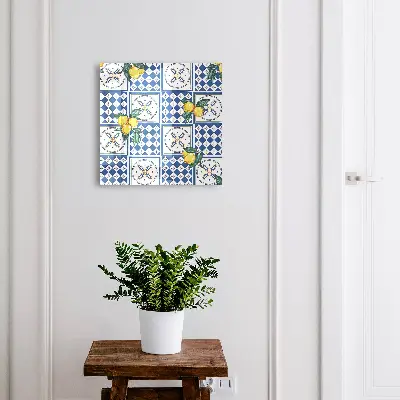 Armario llaves de pared Azulejos de limón