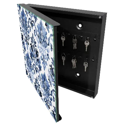 Caja de llaves Adornos azules