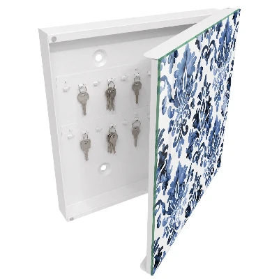 Caja de llaves Adornos azules