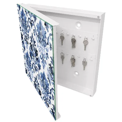 Caja de llaves Adornos azules