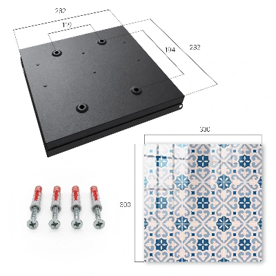 Caja de llaves Patrón ornamental